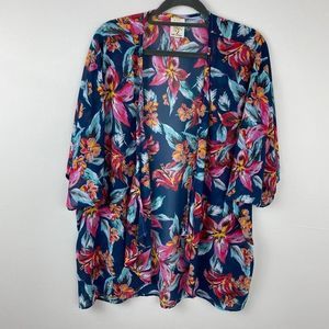 Self Esteem, Multi color floral kimono.